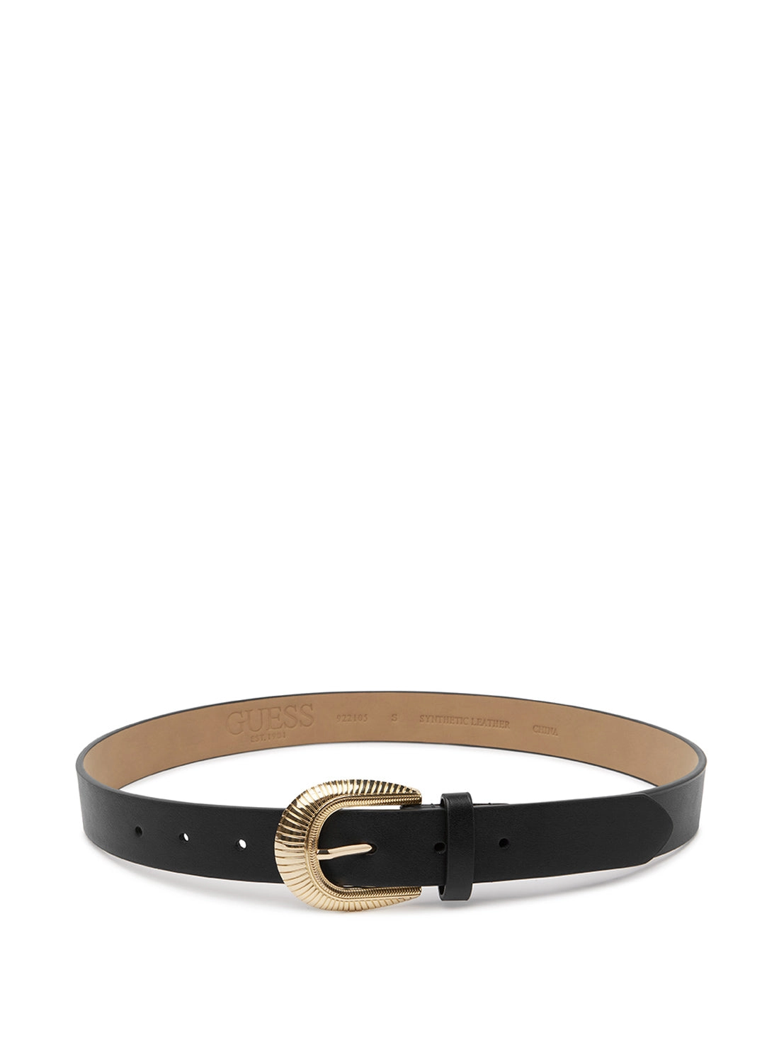 35mm Black Western Belt