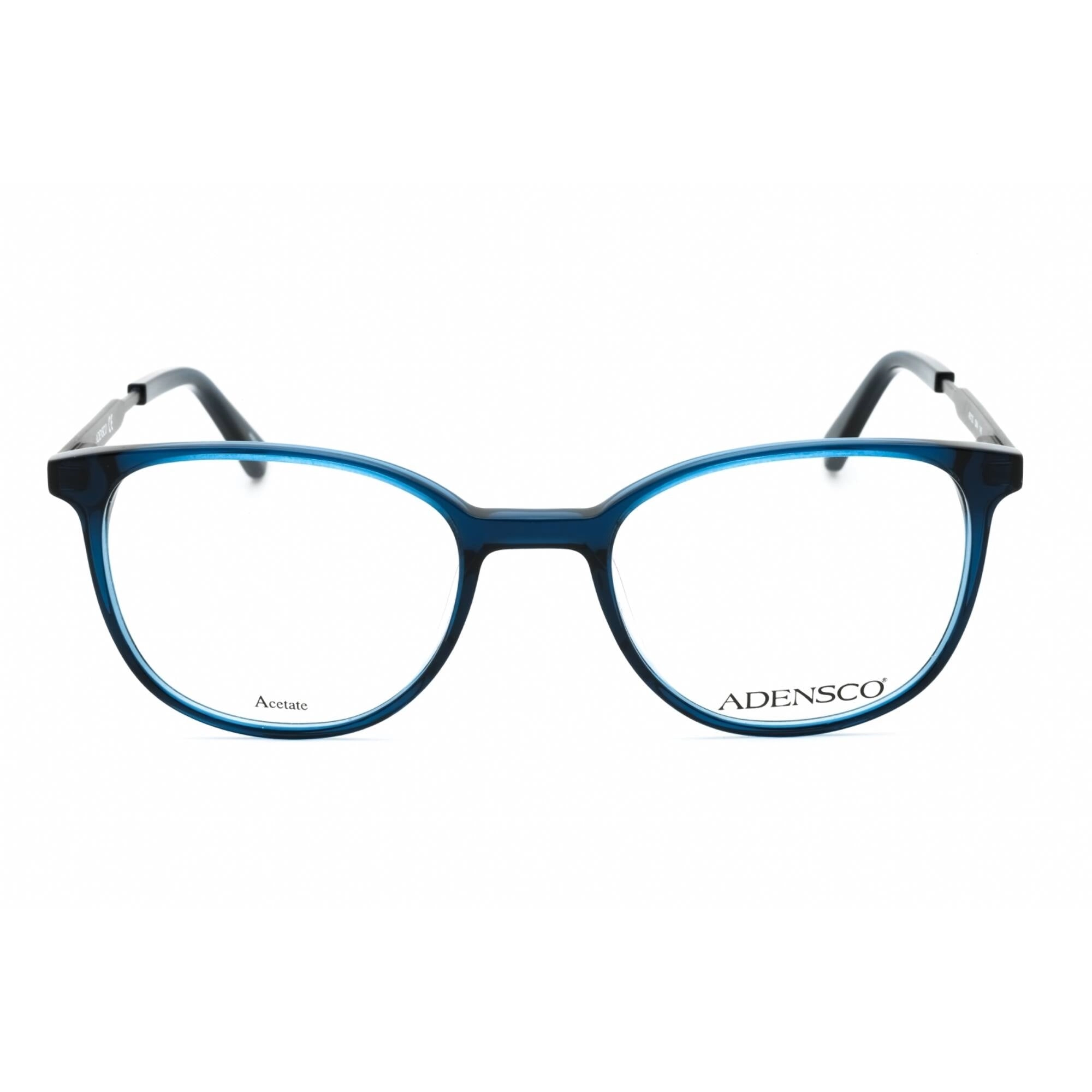 Adensco Men's Eyeglasses - Crystal Blue Plastic Cat Eye Shape Frame | AD 122 0QM4 00