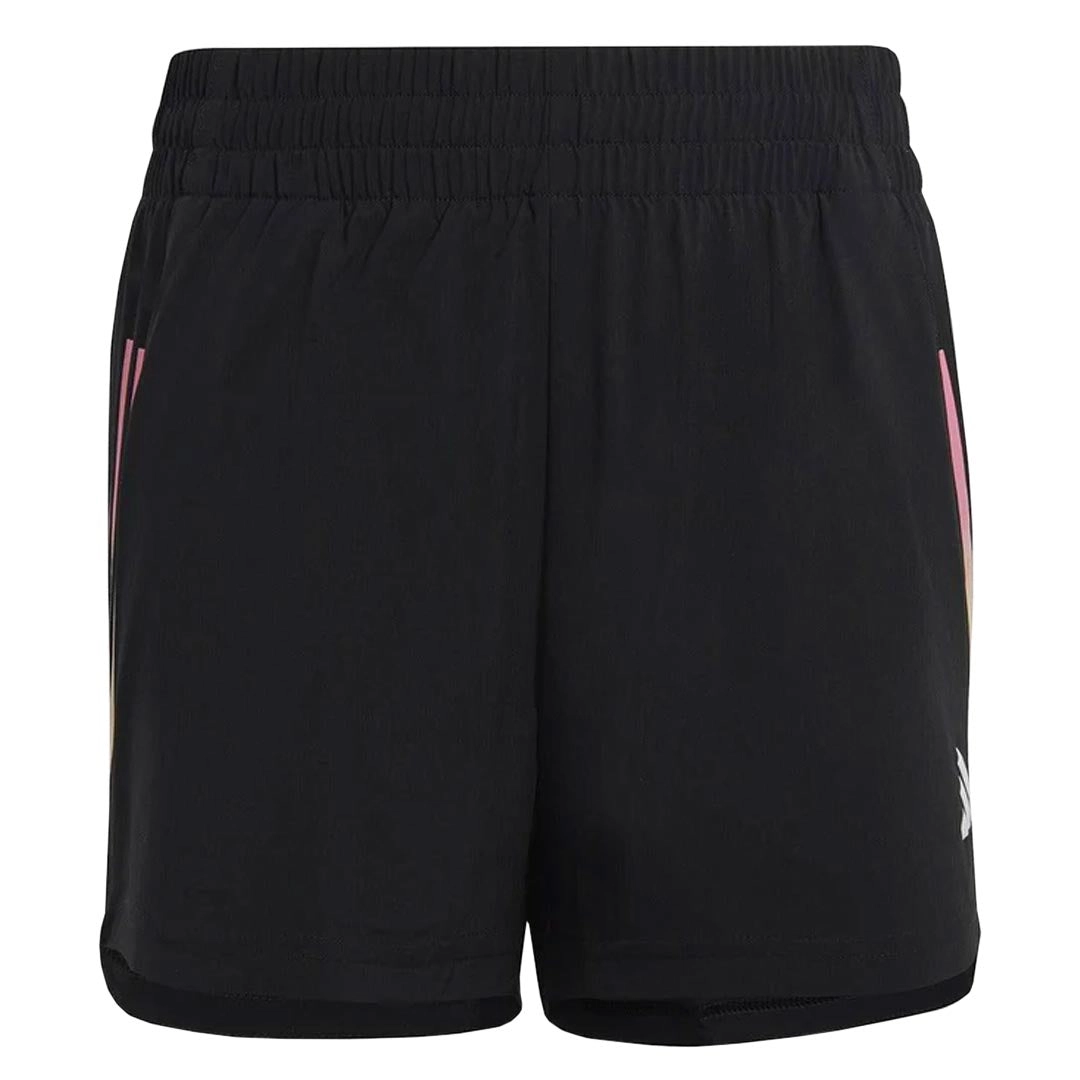adidas - Girls' (Junior) 3-Stripes Woven Shorts (IC0347)