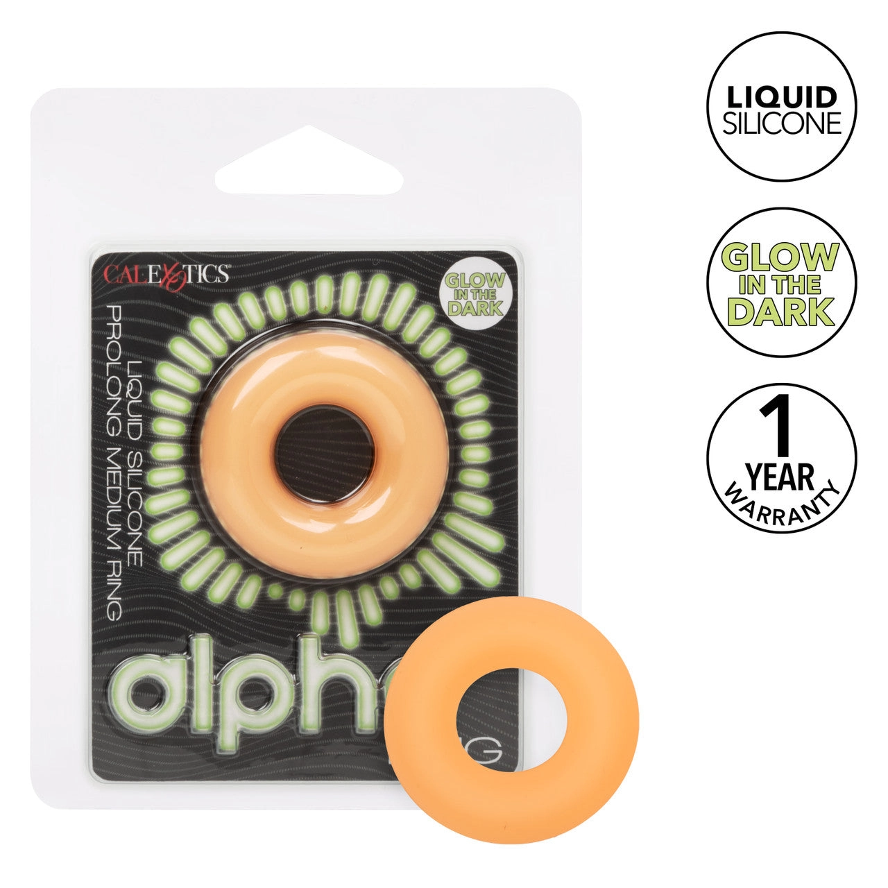 Alpha™ Glow-In-The-Dark Liquid Silicone Prolong