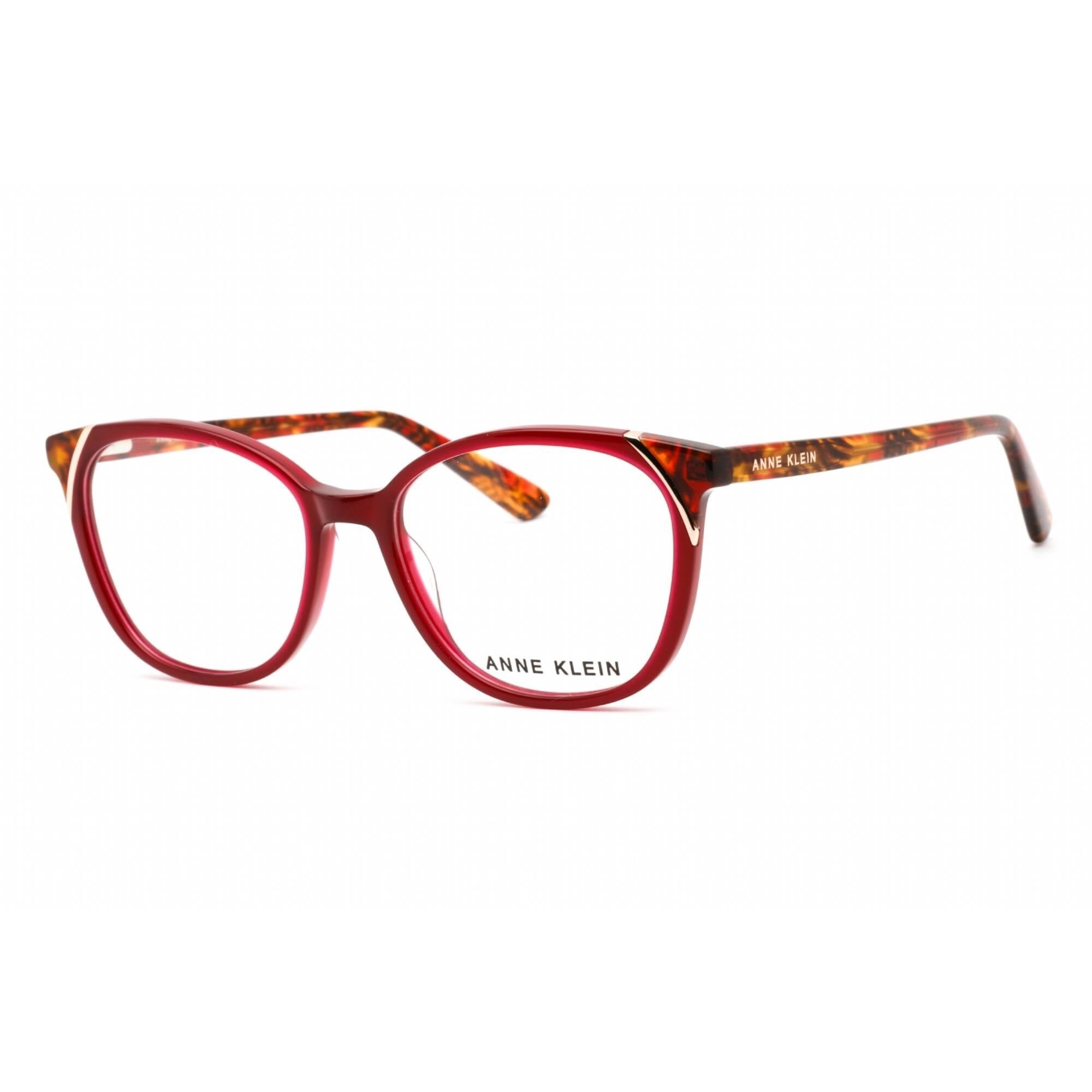 Anne Klein Men's Eyeglasses - Merlot Cat Eye Full Rim Plastic Frame | AK5082 603
