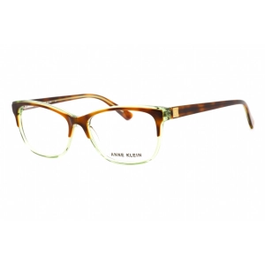 Anne Klein Men's Eyeglasses - Tortoise Green Cat Eye Plastic Frame | AK5068 218