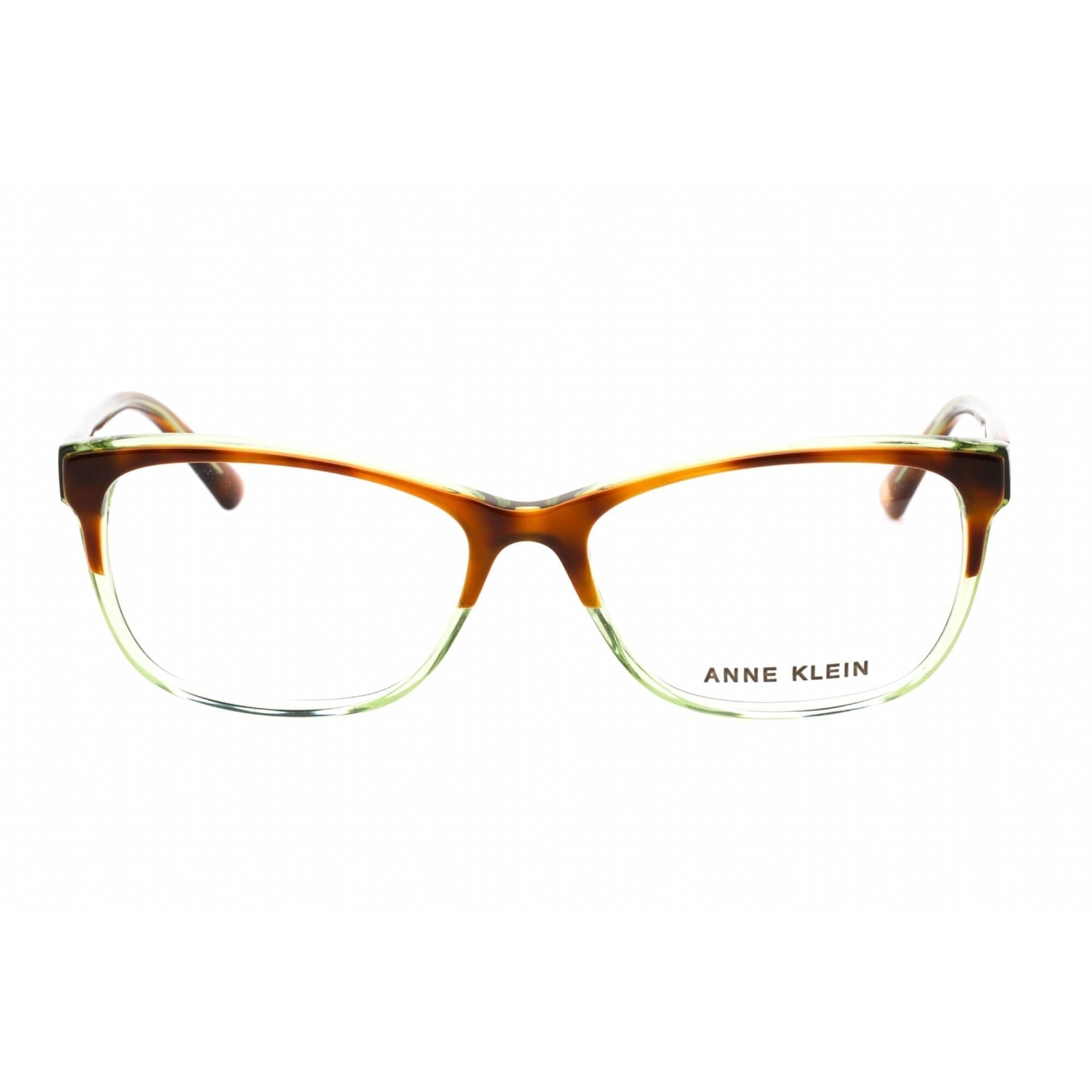 Anne Klein Men's Eyeglasses - Tortoise Green Cat Eye Plastic Frame | AK5068 218