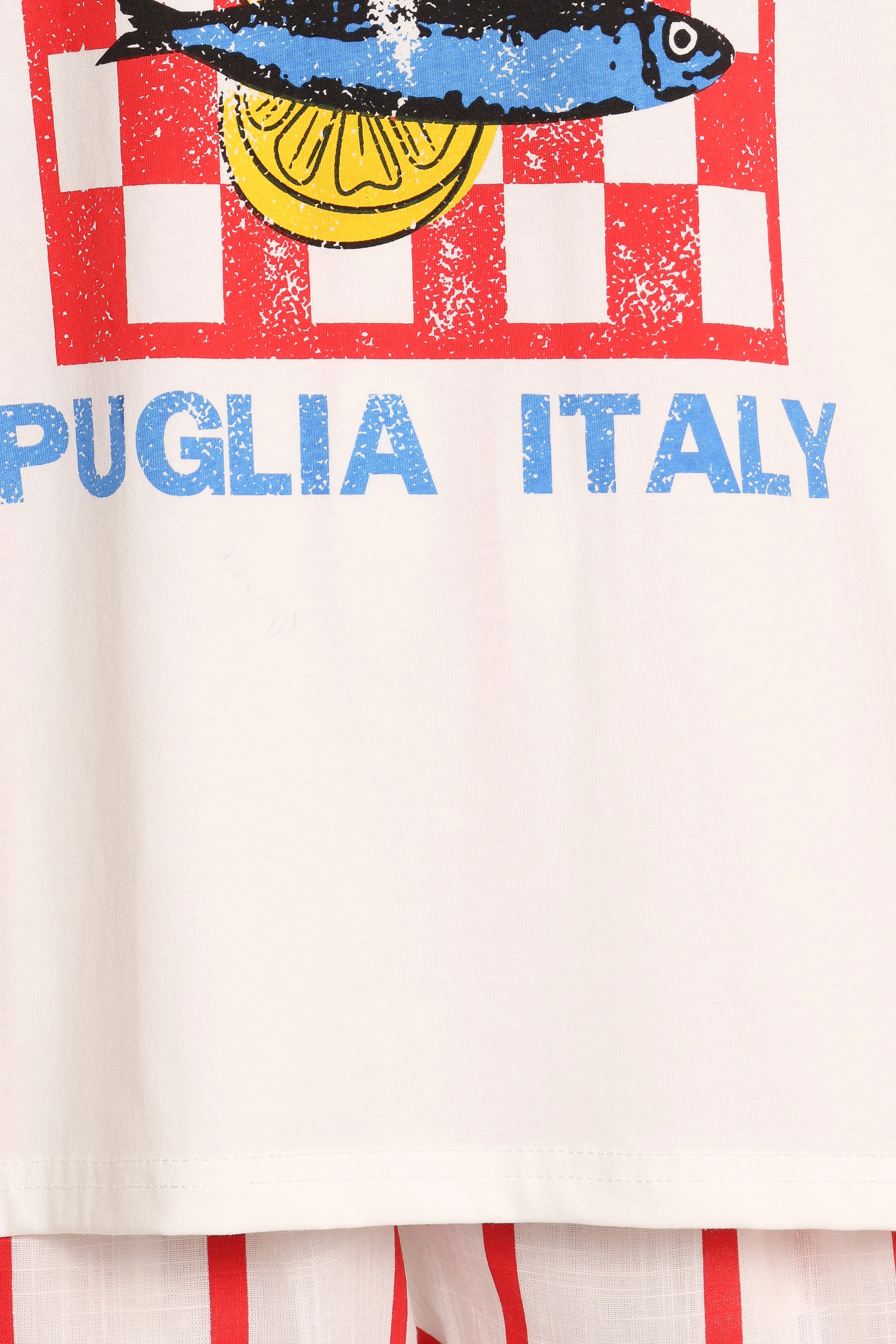 Apertivo Tee Set - White Red Apertivo