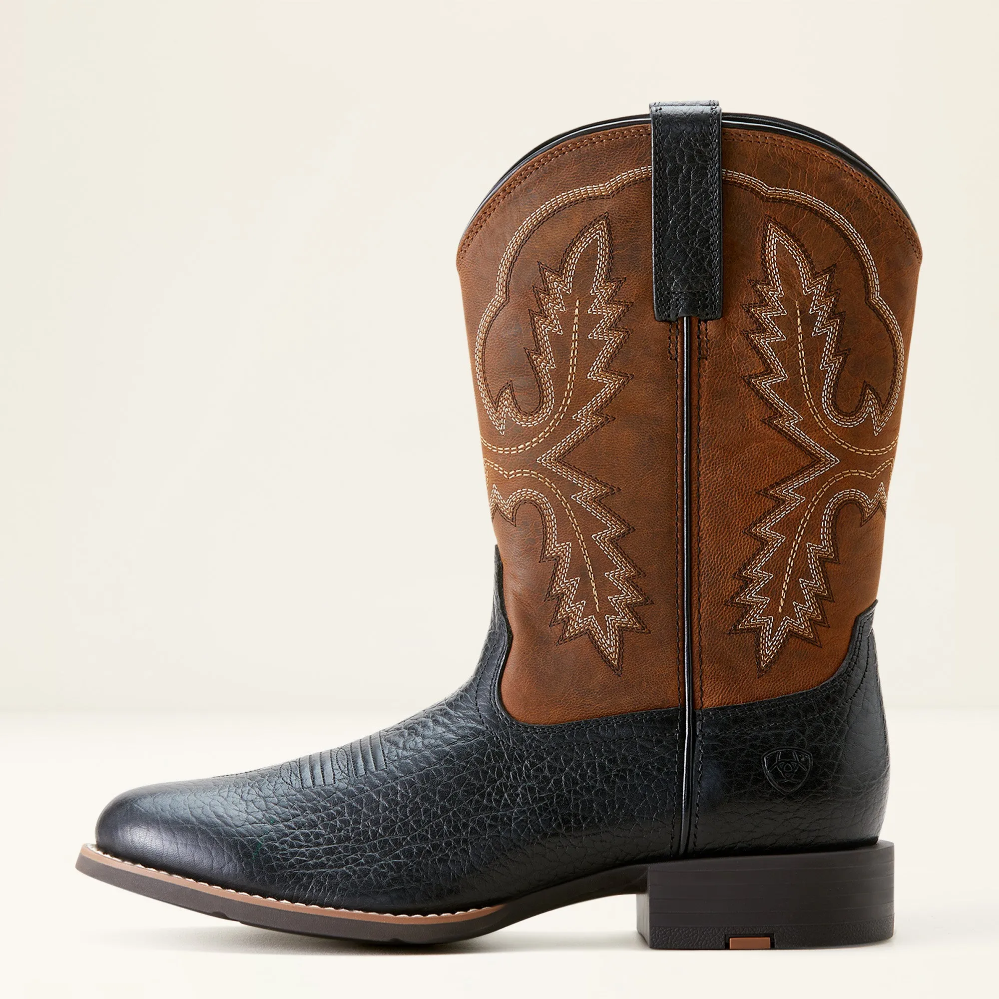 Ariat Mens 10053659 Sport Stratten in Black and Hawthorn Chestnut