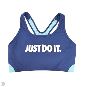 Athletic Bra By Nike Apparel In Blue, Size: M