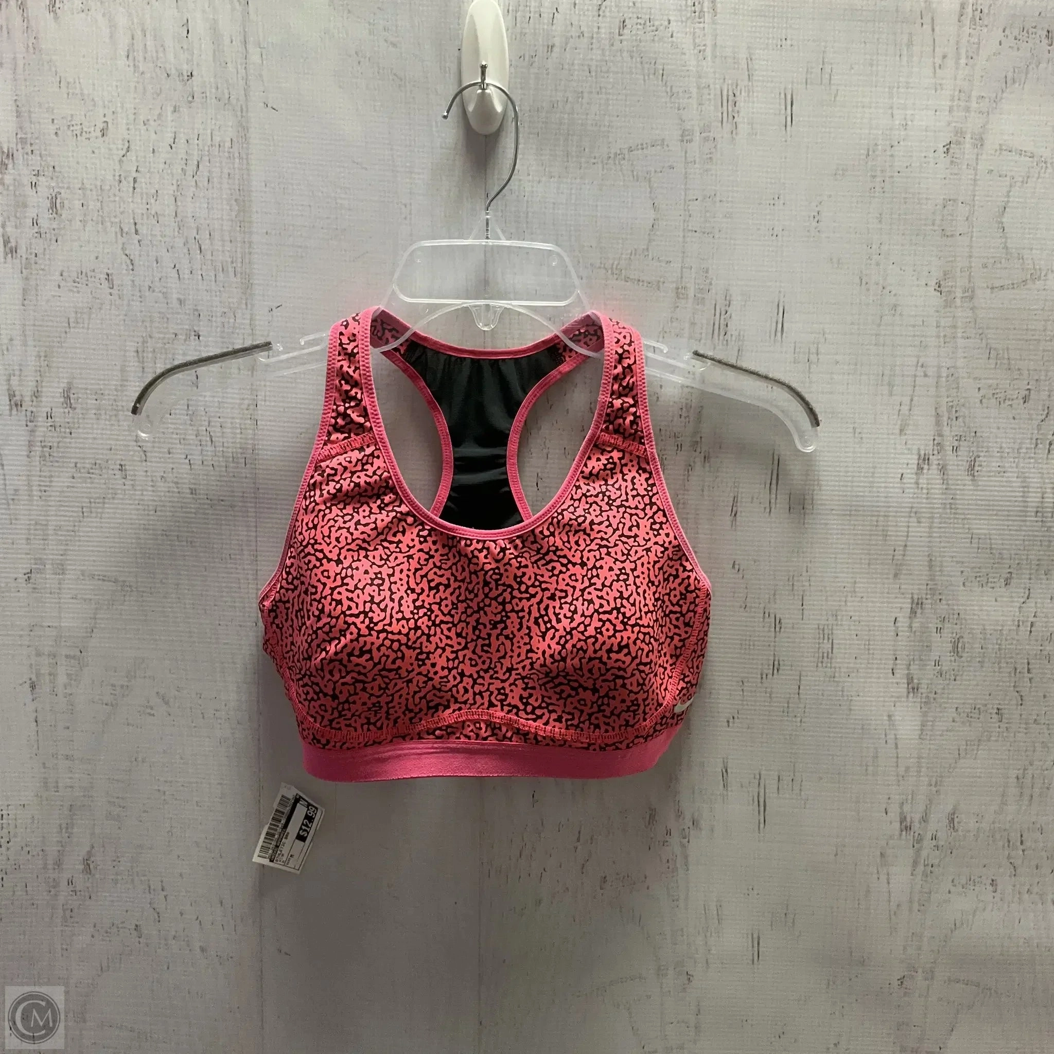 Athletic Bra By Nike Apparel In Pink, Size: M
