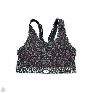 Athletic Bra By Nike In Floral Print, Size: S