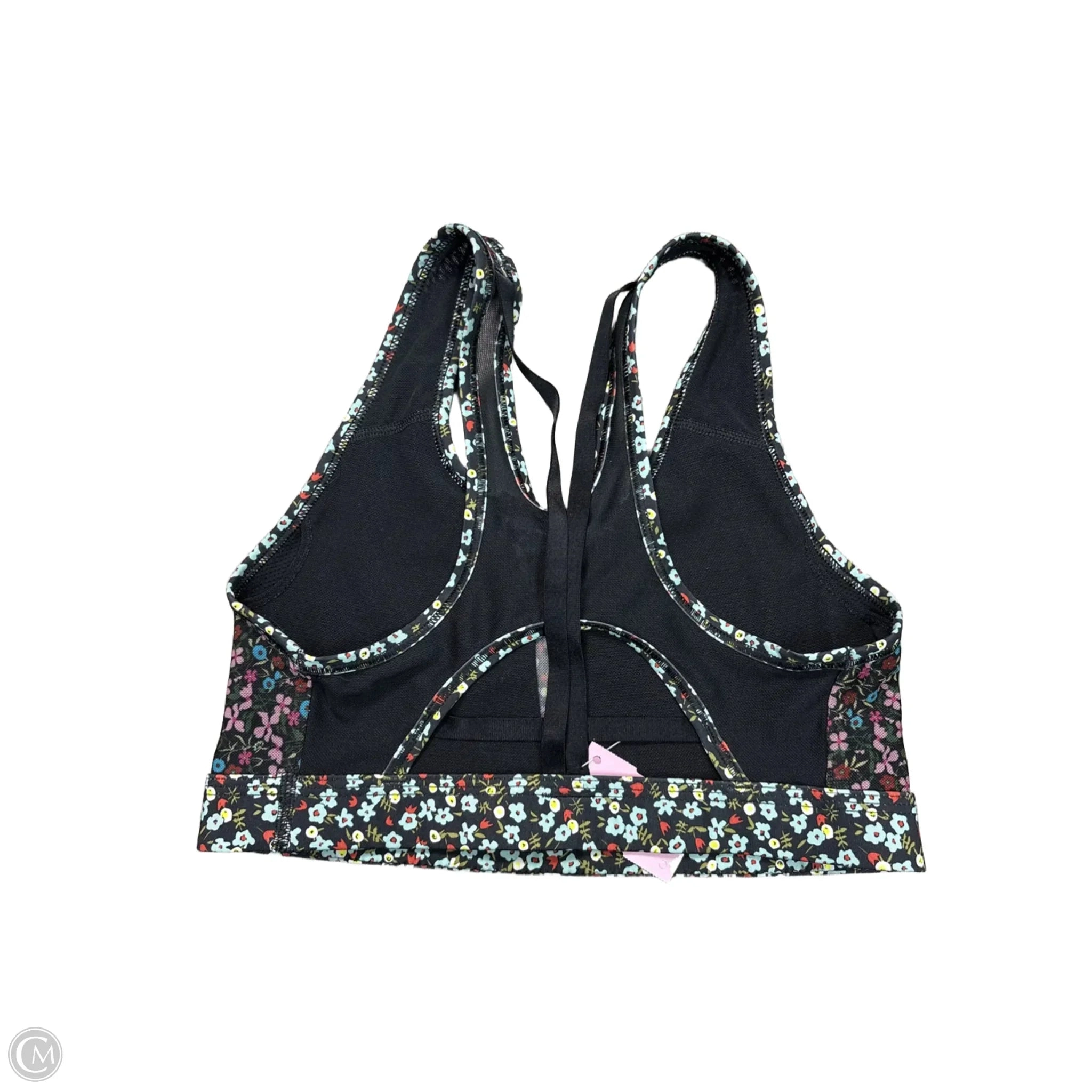 Athletic Bra By Nike In Floral Print, Size: S