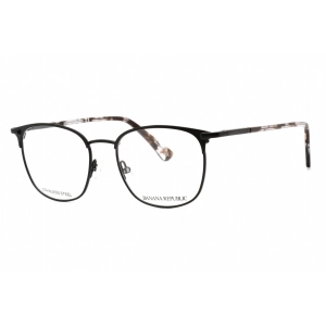 Banana Republic Men's Eyeglasses - Matte Black Metal Rectangular | BR 111 0003 00