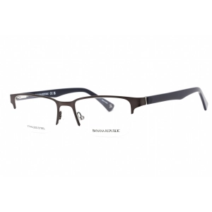 Banana Republic Men's Eyeglasses - Matte Grey Rectangular Metal Frame | Anton 0FRE 00