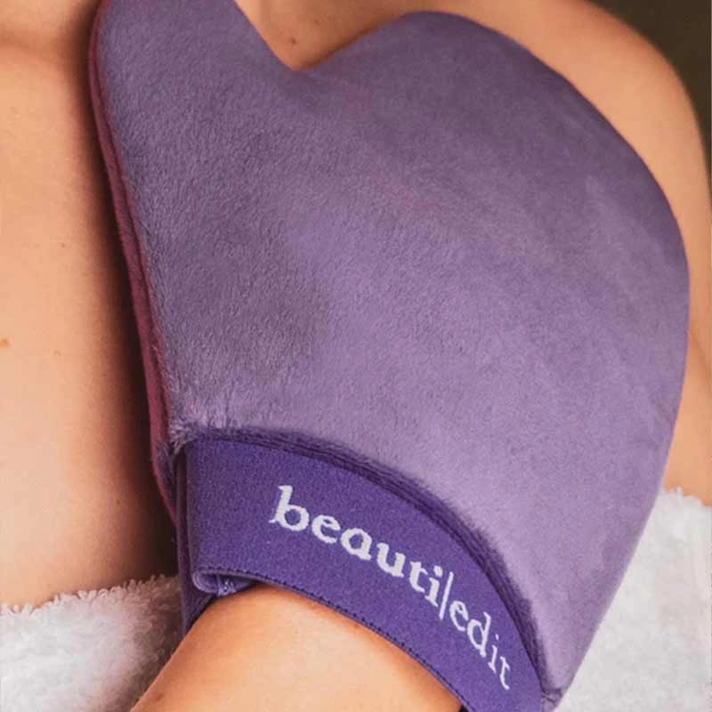 Beauti Edit Soft Velvet Tan Mitt Discontinued