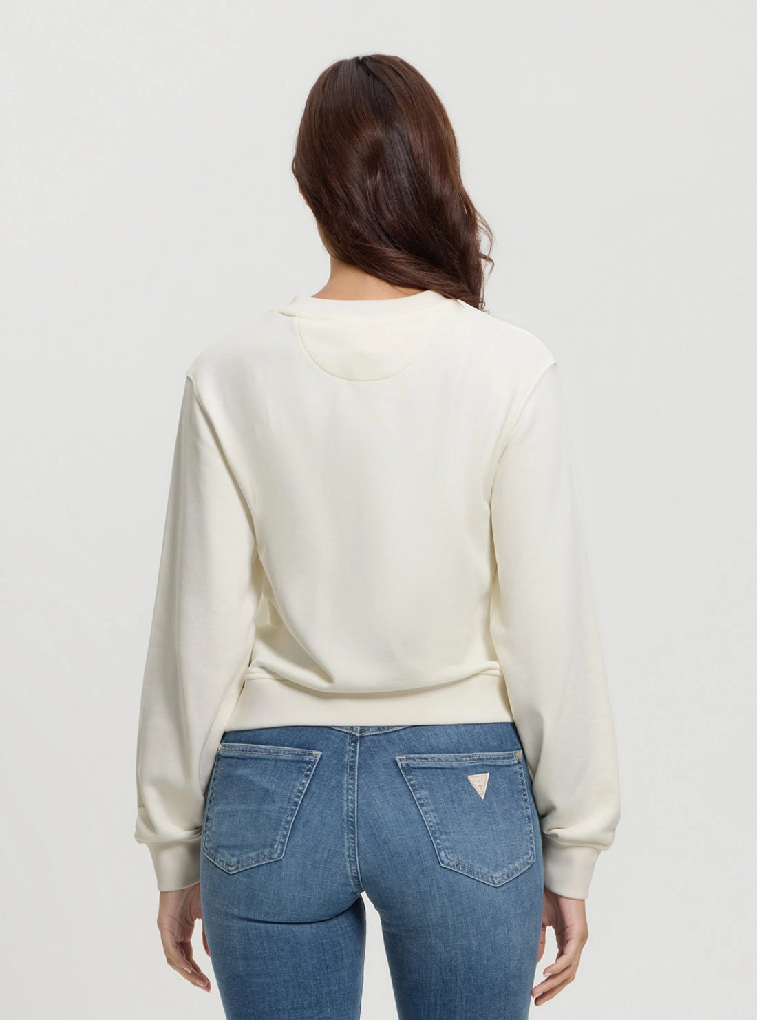 Beige Logo Peony Jumper