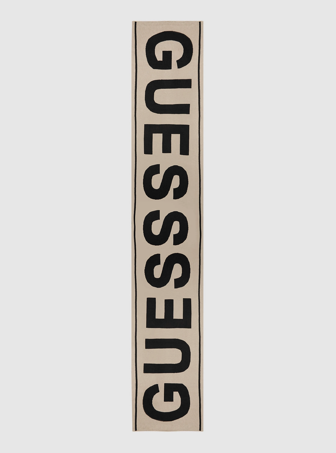 Beige Logo Scarf