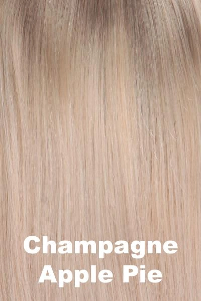 Belle Tress Wigs Toppers - Premium Remy Human Hair Lace Front Mono Top 18" (#1001)