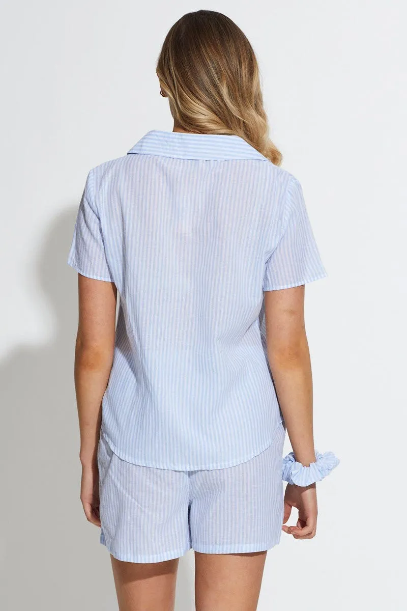 Blue Pyjamas Set