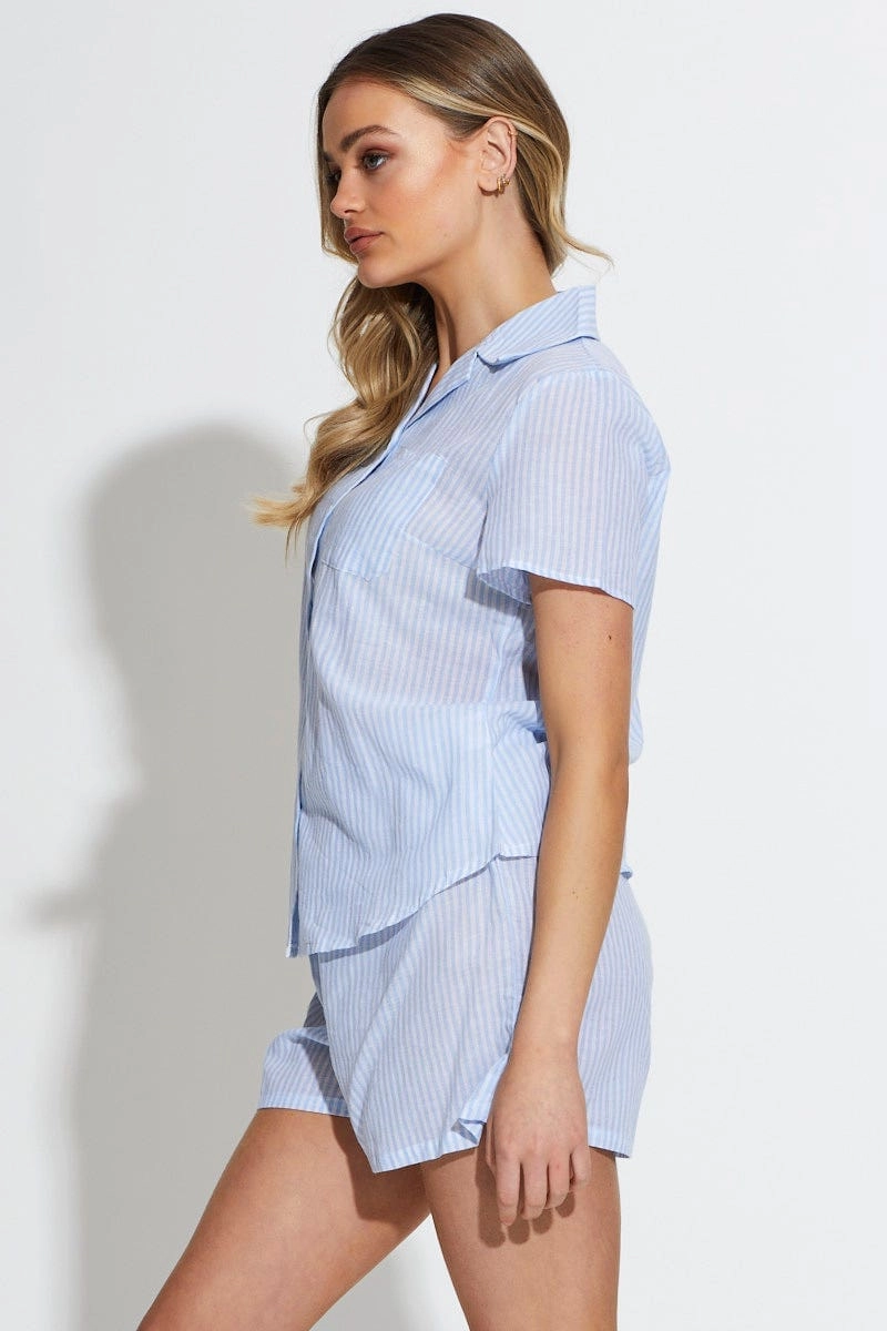 Blue Pyjamas Set