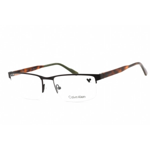 Calvin Klein Men's Eyeglasses - Brown Metal Rectangular Shape Frame | CK21126 200