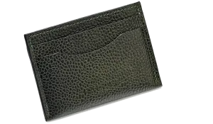 Card Holder Curved - Olive Grain