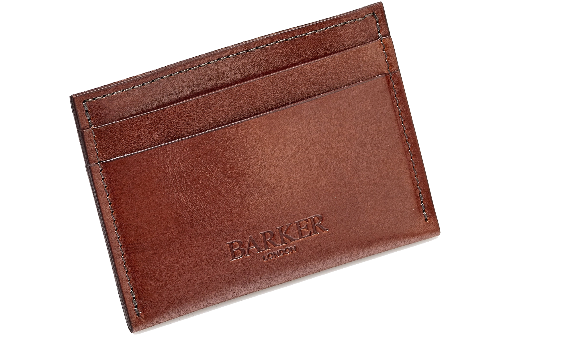 Card Holder Straight - Rosewood Calf