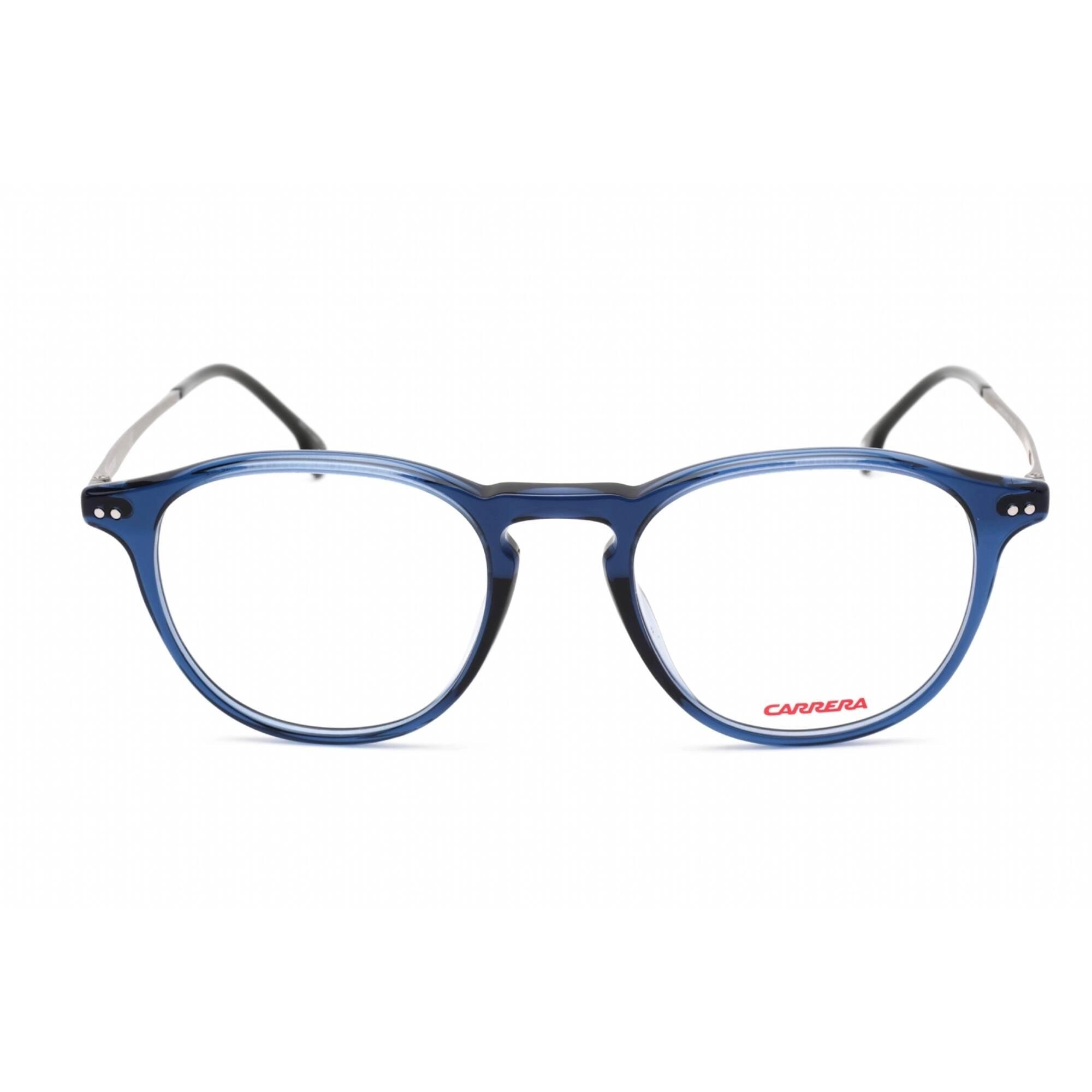 Carrera Men's Eyeglasses - Clear Lens Blue Plastic Round Frame | CARRERA 8876 0PJP 00
