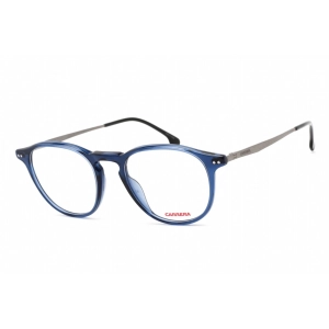 Carrera Men's Eyeglasses - Clear Lens Blue Plastic Round Frame | CARRERA 8876 0PJP 00