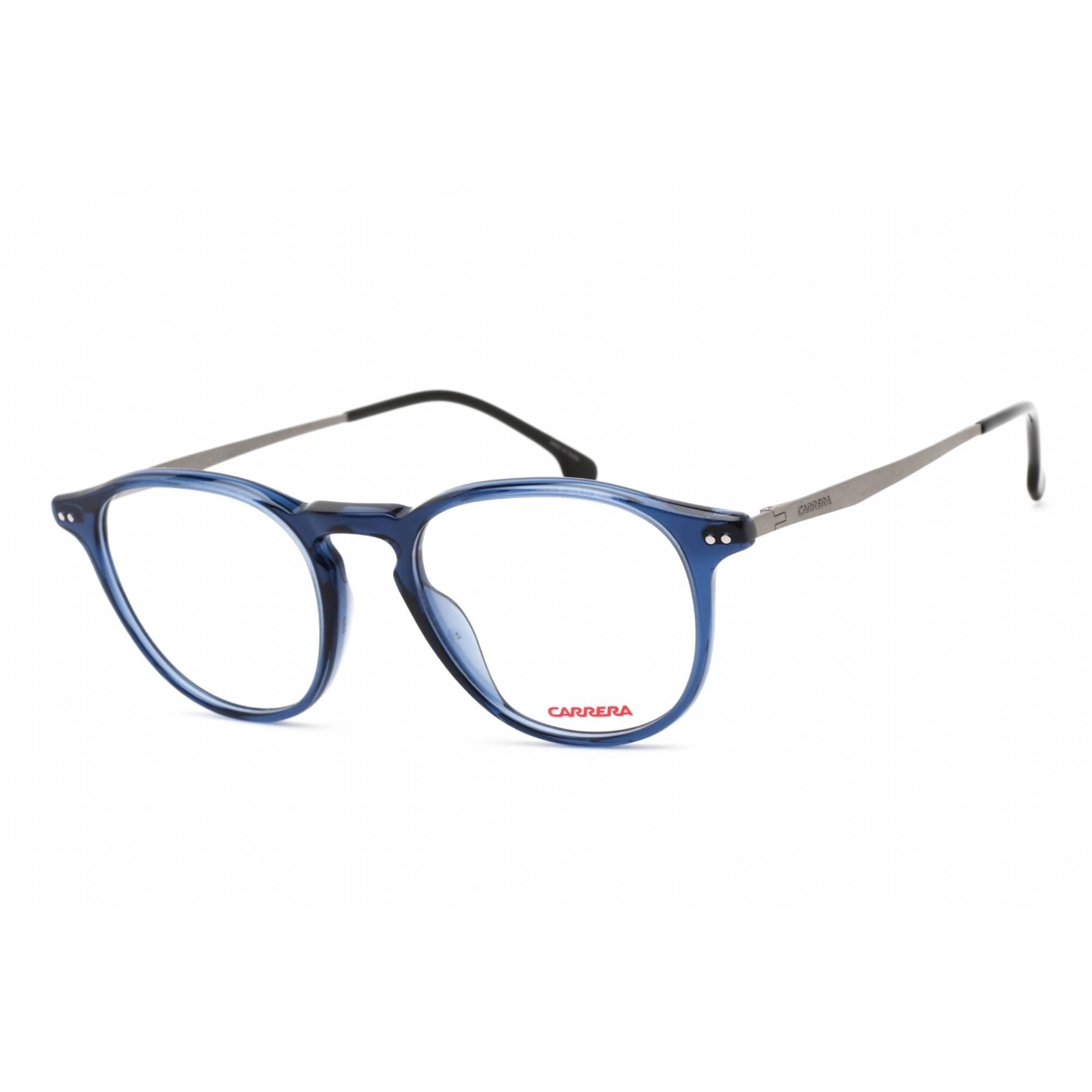 Carrera Men's Eyeglasses - Clear Lens Blue Plastic Round Frame | CARRERA 8876 0PJP 00