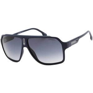 Carrera Men's Sunglasses - Blue Rectangular Frame Grey Shaded Lens | 1030/S 0PJP