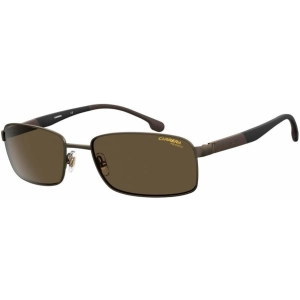 Carrera Men's Sunglasses - Rectangular Frame Bronze Polarized Lens | CA8037S 0VZH
