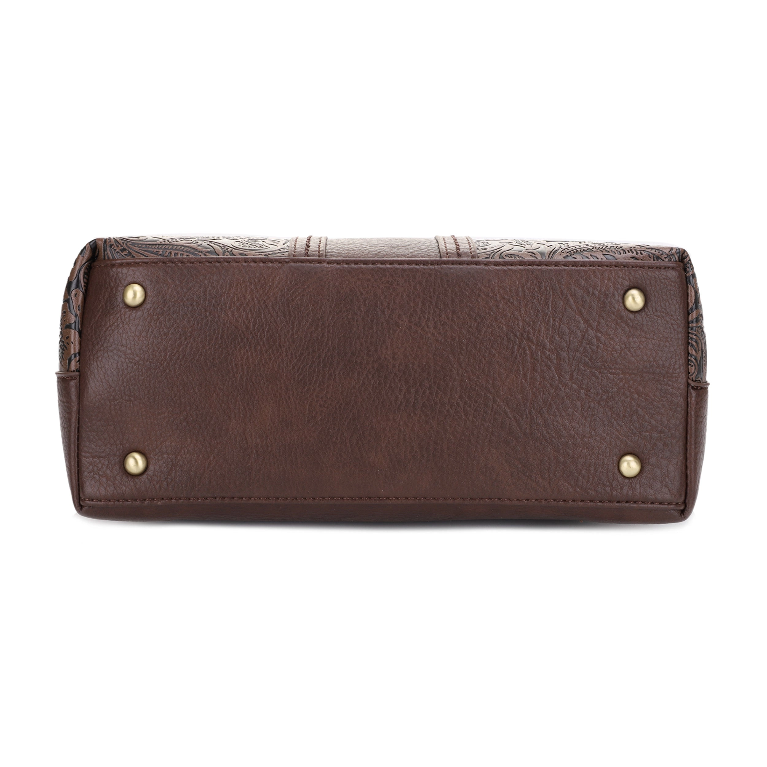 Cassidy Concealed Carry Tooled Tote Bag with Matching Wallet