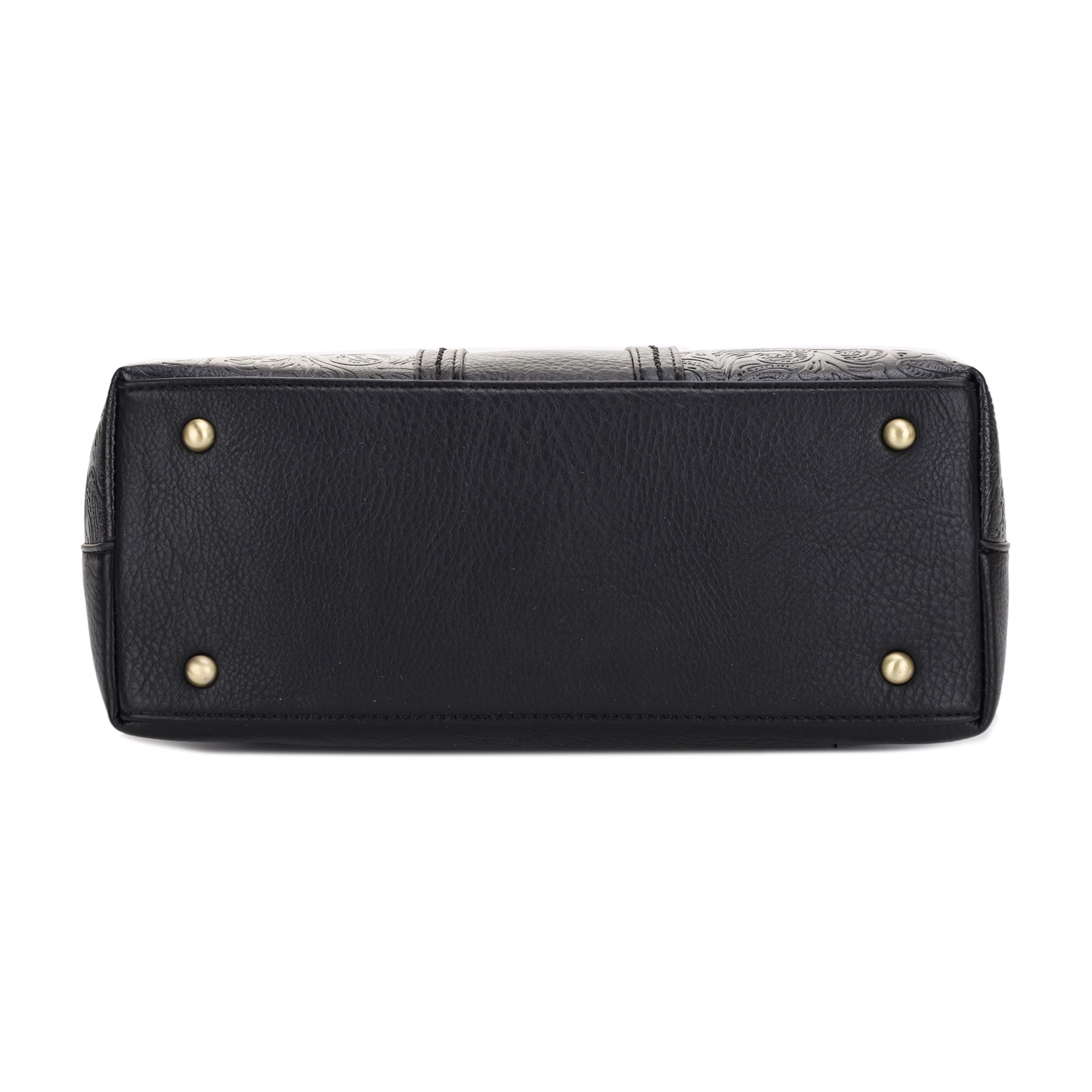 Cassidy Concealed Carry Tooled Tote Bag with Matching Wallet