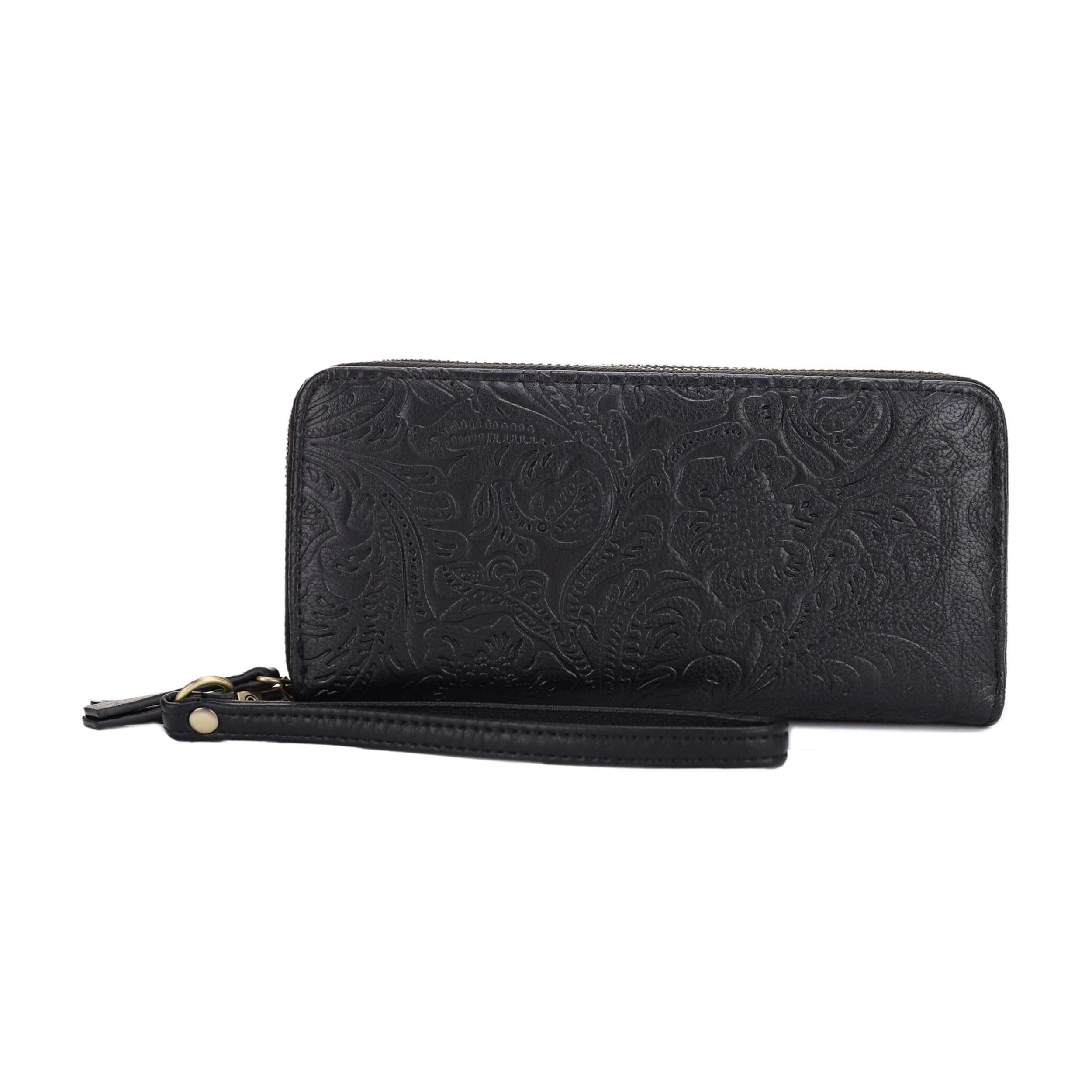 Cassidy Concealed Carry Tooled Tote Bag with Matching Wallet