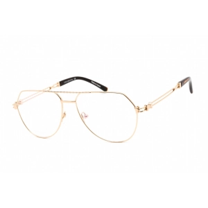 Charriol Men's Eyeglasses - Shiny Gold Titanium Aviator Shape Frame | PC75086 C01