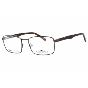 Chesterfield Men's Eyeglasses - Havana Grey Metal Rectangular Frame | CH 93XL 0AB8 00