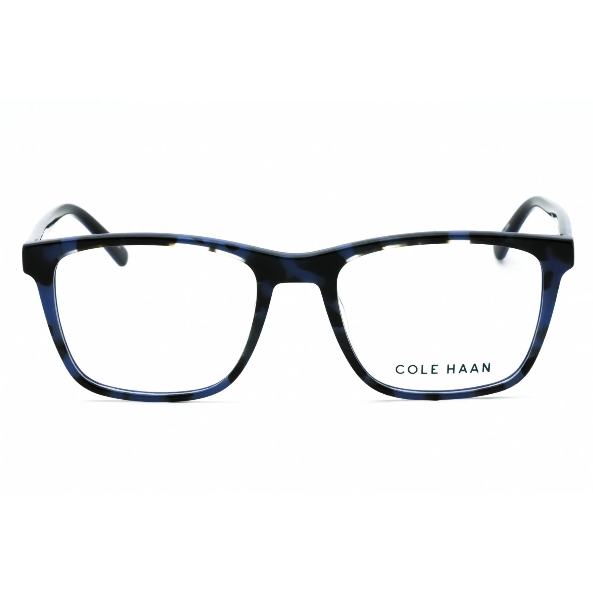 Cole Haan Men's Eyeglasses - Blue Tortoise Acetate Full Rim Rectangular | CH4053 415