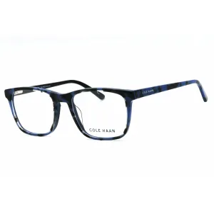 Cole Haan Men's Eyeglasses - Blue Tortoise Acetate Full Rim Rectangular | CH4053 415