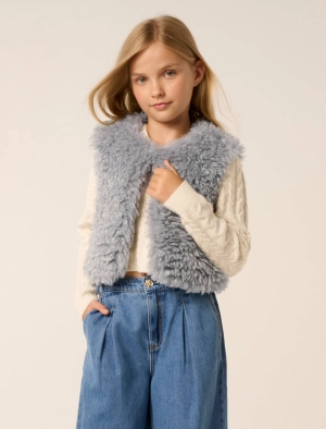 Cressida Girls Faux Fur Vest