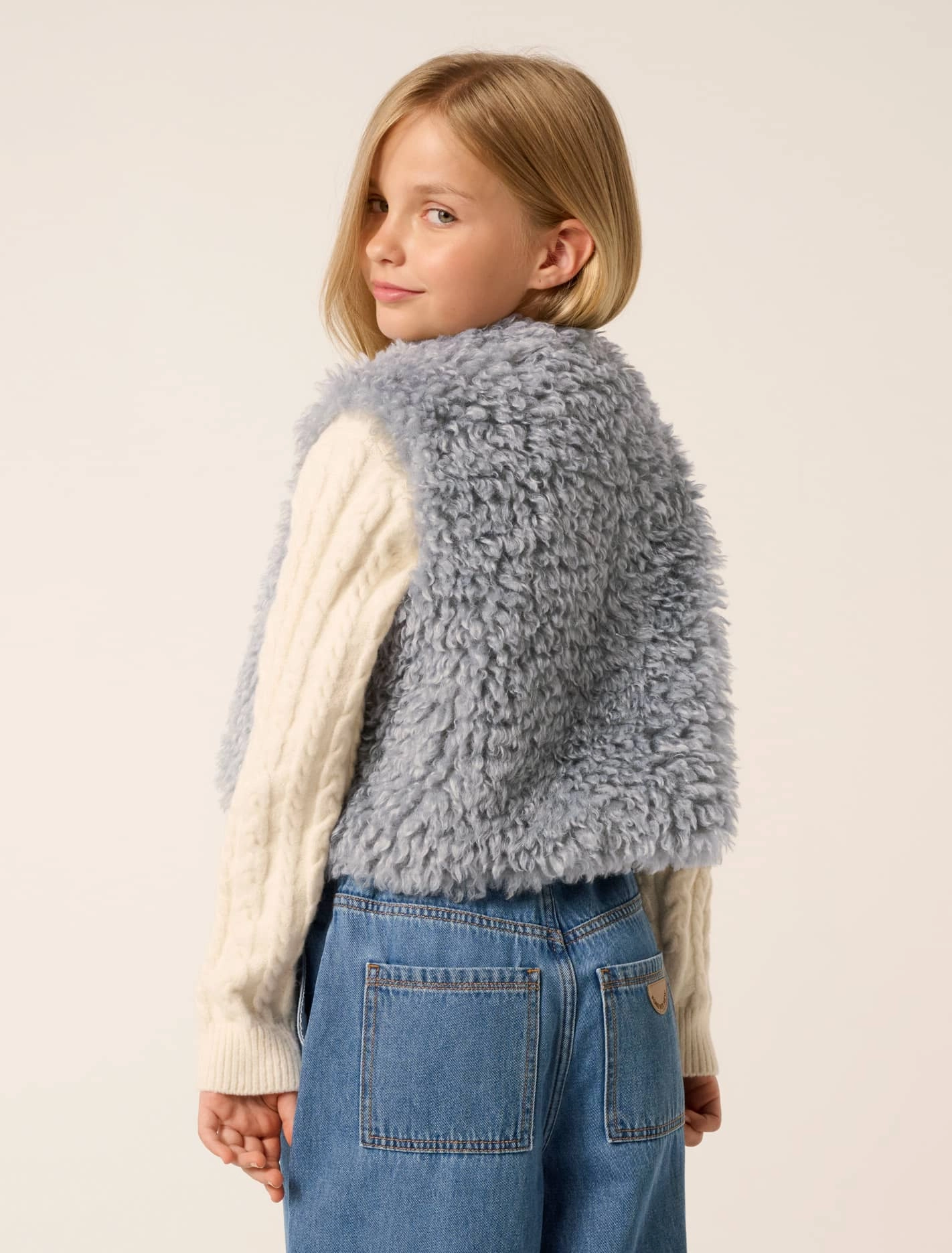 Cressida Girls Faux Fur Vest