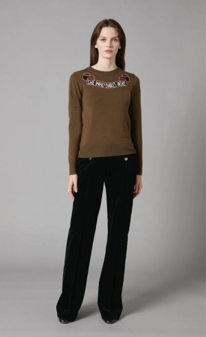 Dare Knit Jumper - Loden Green Mix
