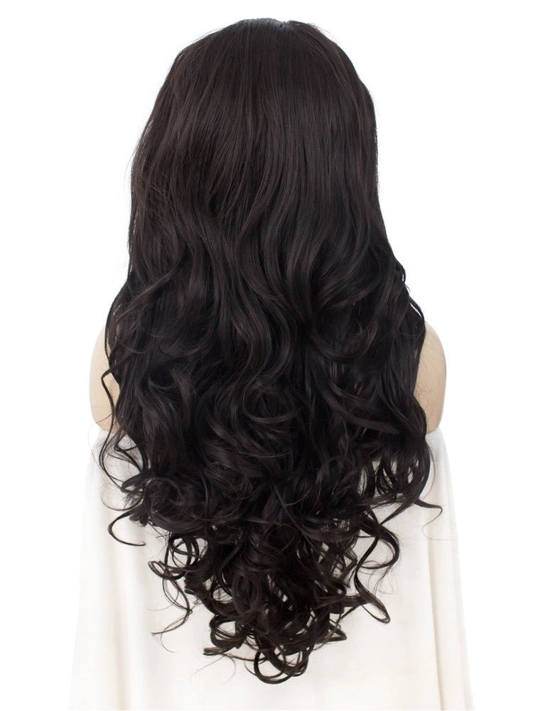 Dark Brown Synthetic Lace Front Wig Daily Wear Wig
