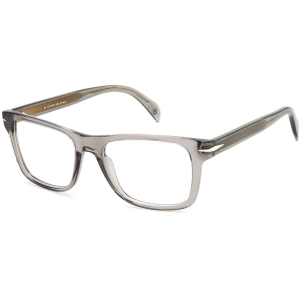 David Beckham Men's Eyeglasses - Grey Rectangular Full Rim Frame | DB-1073 0KB7