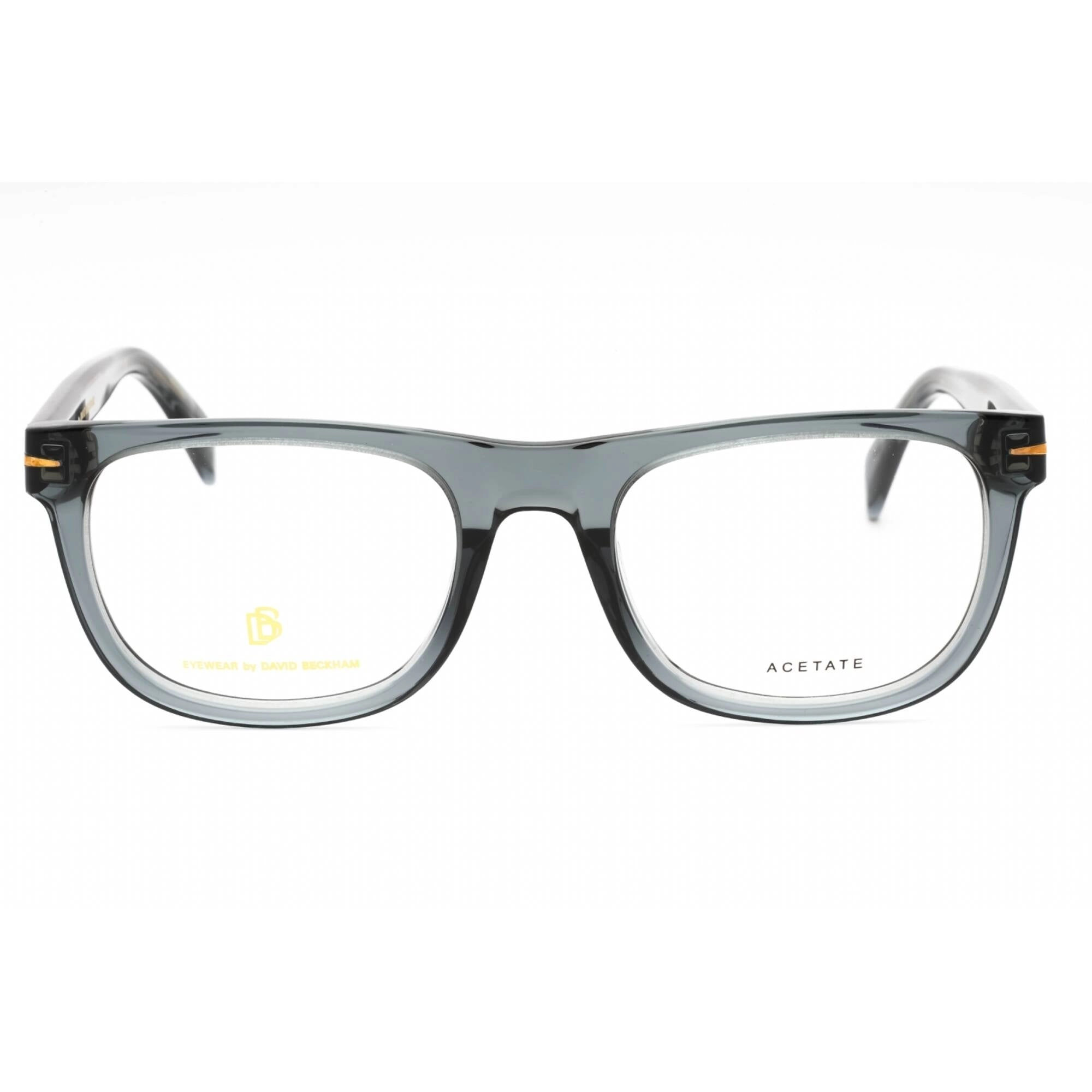 David Beckham Men's Eyeglasses - Grey Rectangular Full Rim Frame | DB 7085 0KB7 00