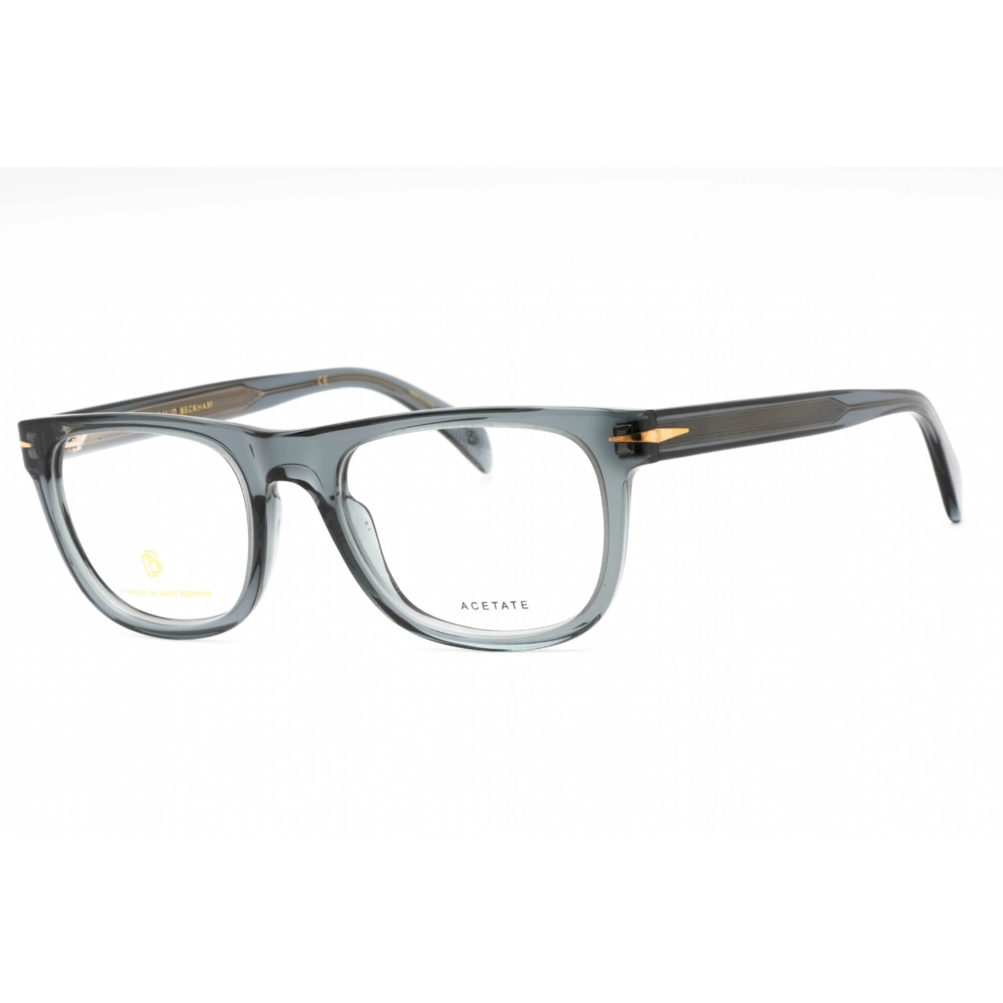 David Beckham Men's Eyeglasses - Grey Rectangular Full Rim Frame | DB 7085 0KB7 00