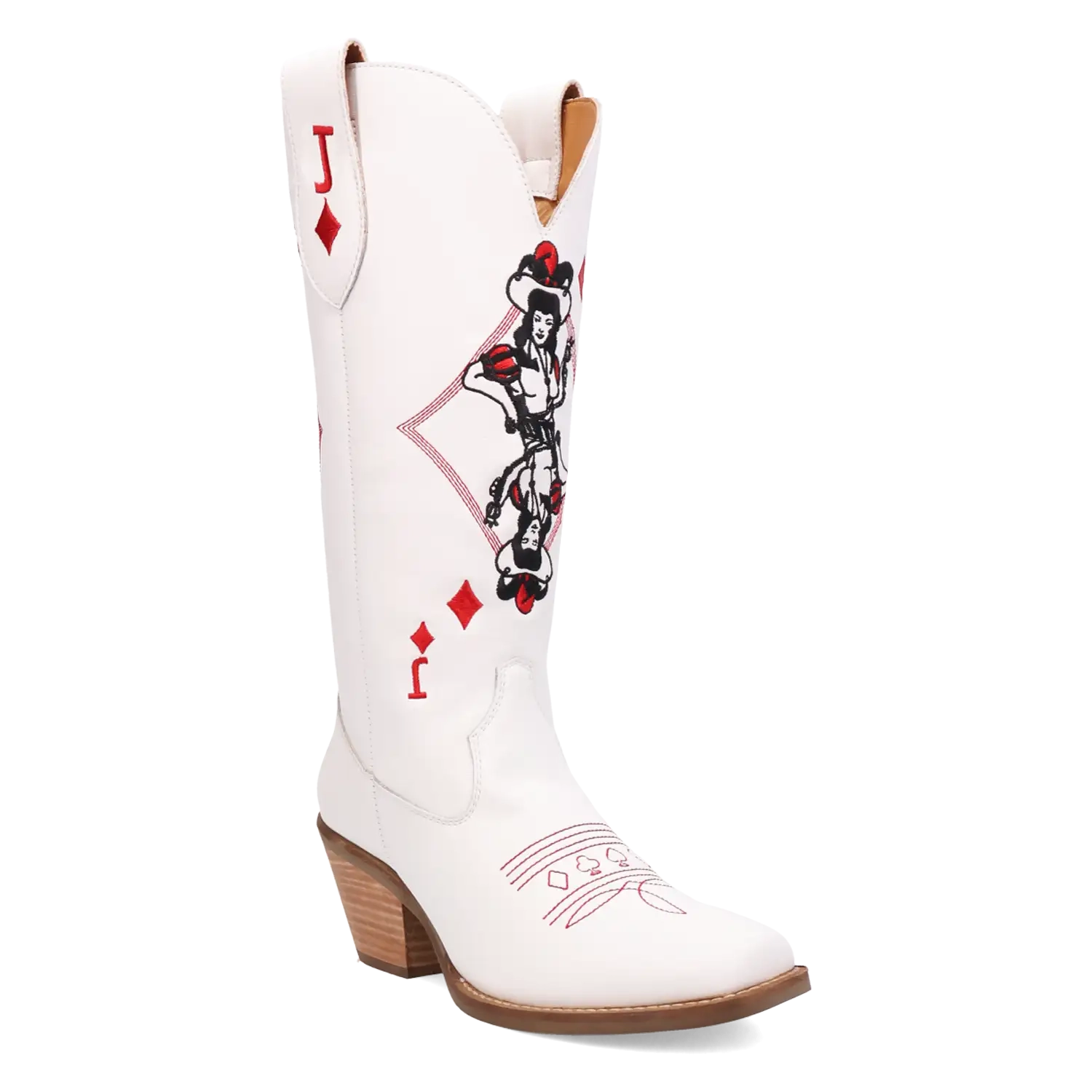 Dingo Jack of Diamonds - Women's Leather Cowgirl Boots