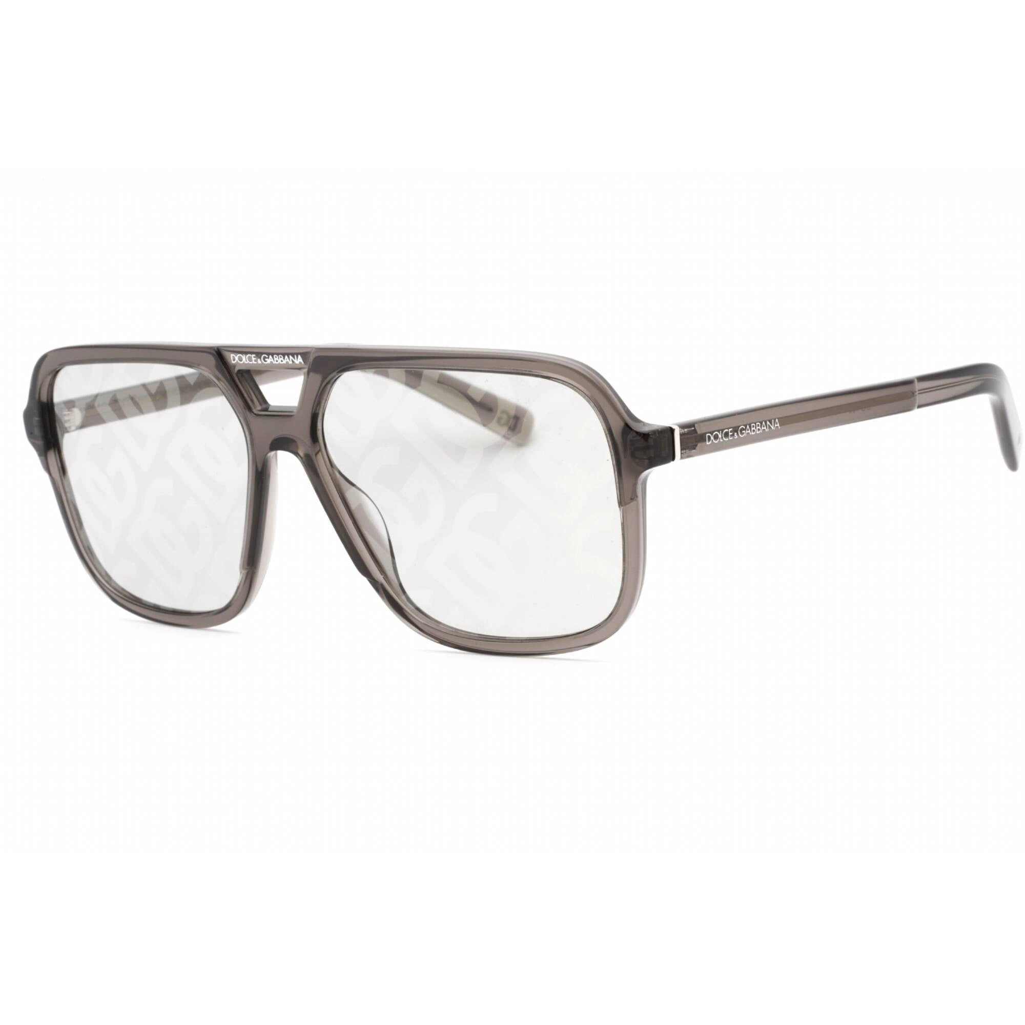 Dolce & Gabbana Men's Sunglasses - Light Grey Plastic Frame | 0DG4354 3160AL