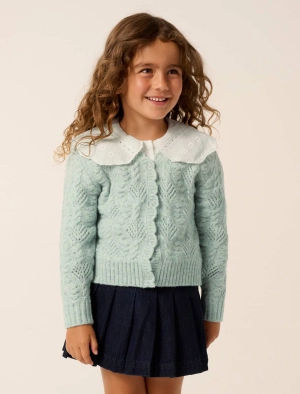 Dorothea Girls Cable Cardigan