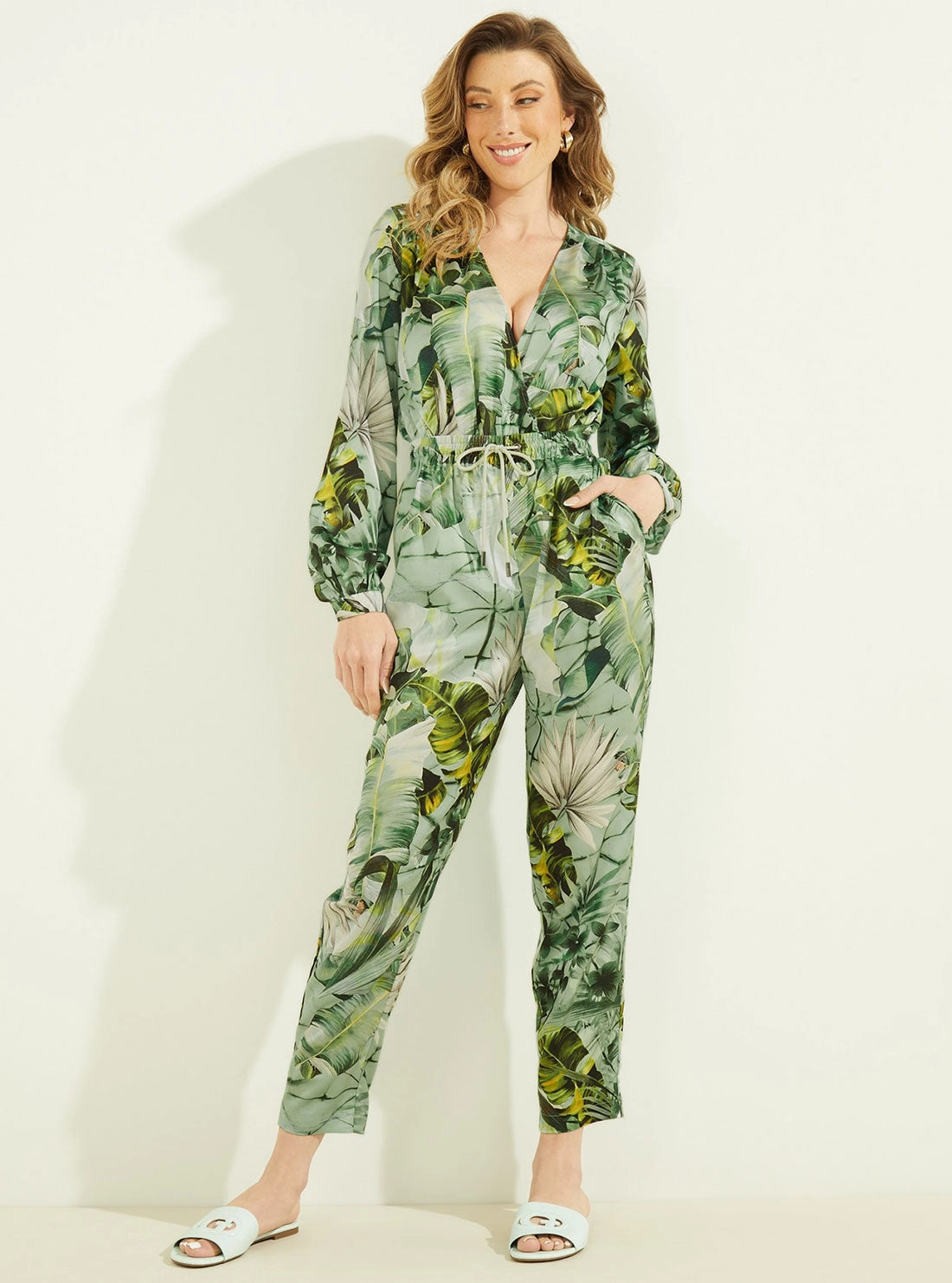 Eco Banana Leaf Print Viola Pants