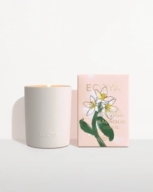 ECOYA Limited Edition Citrus Blossom & Magnolia Ceramic Madison Candle New