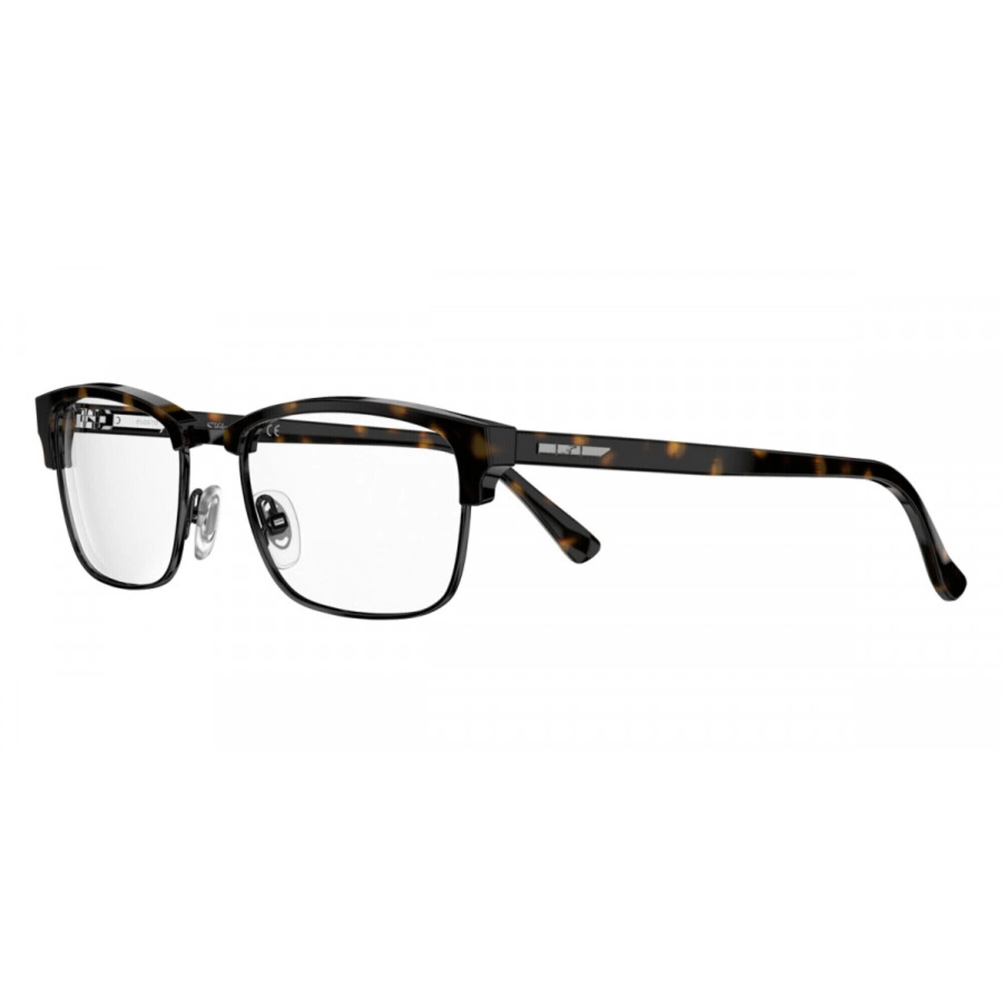 Elasta Men's Eyeglasses - Havana Acetate Full Rim Square Shape Frame | E 1646 0086
