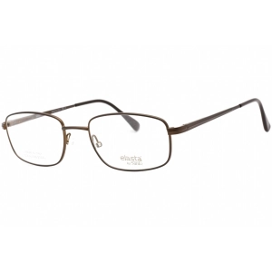 Elasta Men's Eyeglasses - Matte Brown Full Rim Rectangular Frame | E 7240 04IN 00